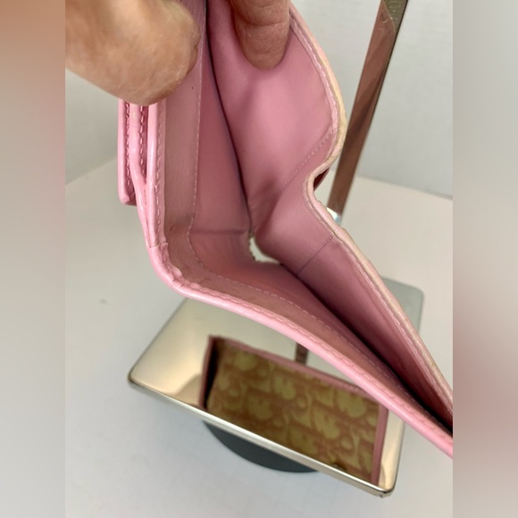 CHRISTIAN DIOR Monogram Girly Flap Compact Wallet Pink *2004* - Picture 9 of 11